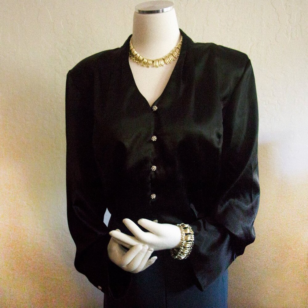 Rectangular Dangles Necklace & Bracelet Set - Jst… - image 2